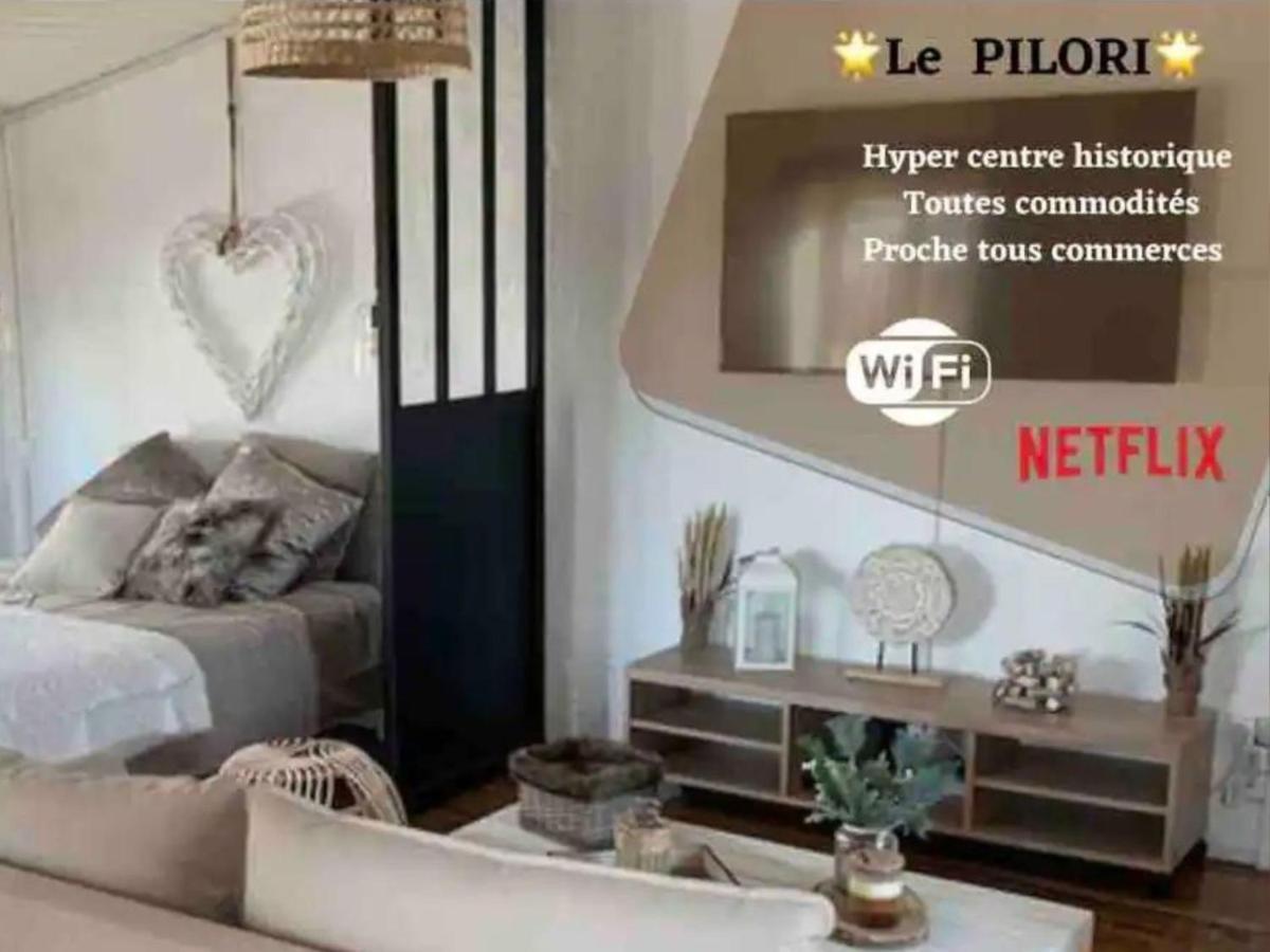 Le Pilori - Centre Historique, En Face Du Musee Du Pilori, A 2Mn A Pied De L'Hyper Centre Et Proche Toutes Commodites, Wifi-Netflix Ньор Экстерьер фото